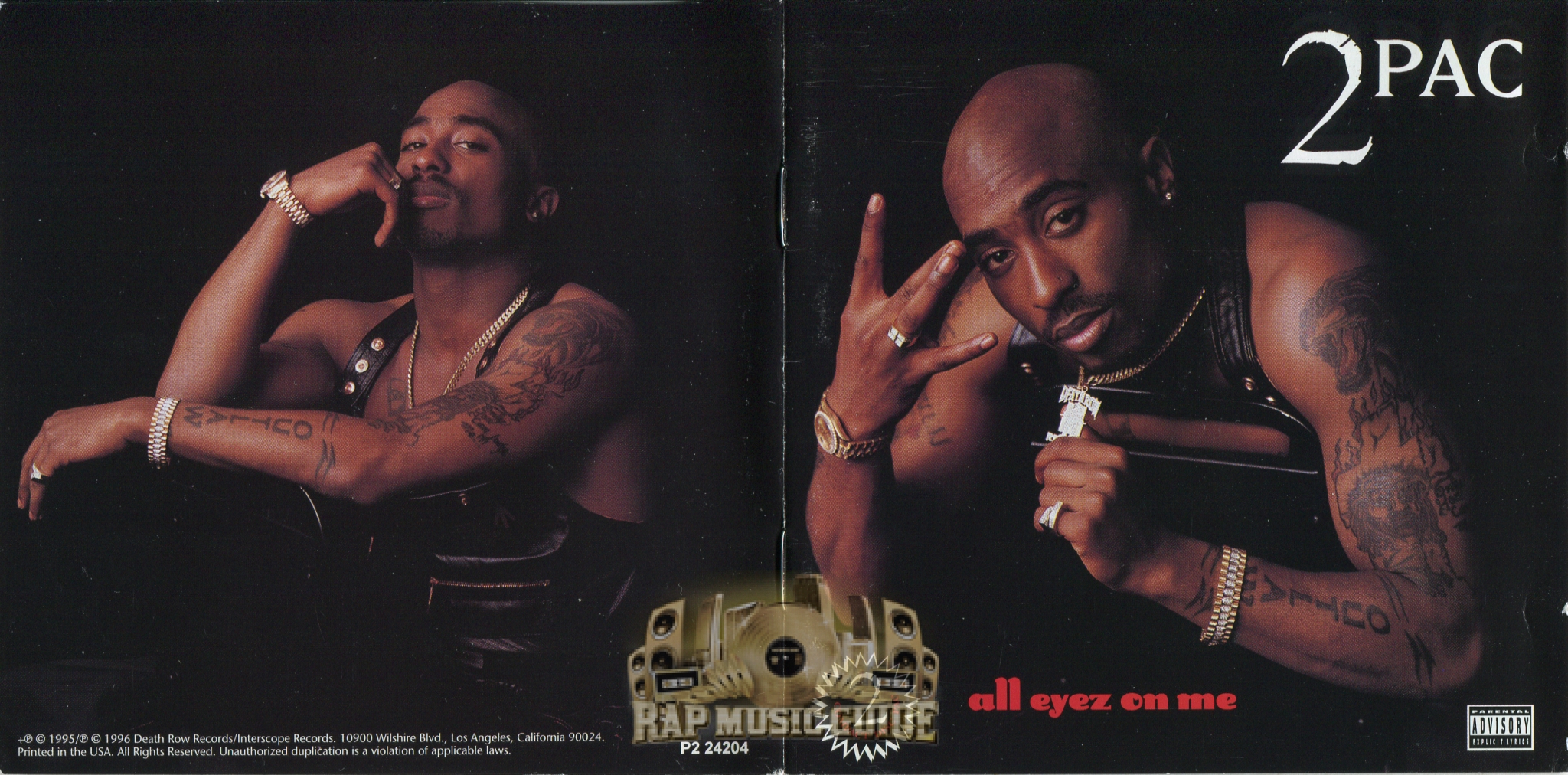2Pac - All Eyez On Me: 1st Press. CD | Rap Music Guide